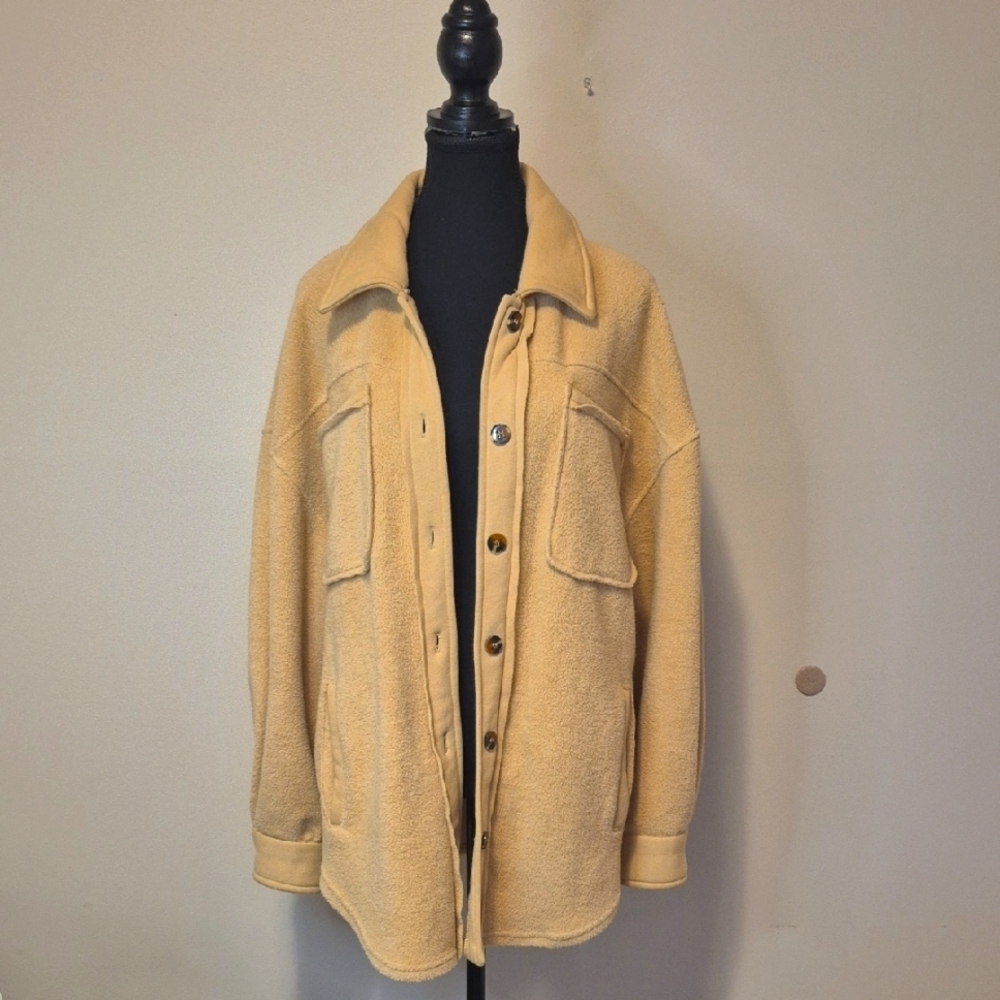 Bagatelle Collection | Camel Color Shacket - M - Picture 4 of 10